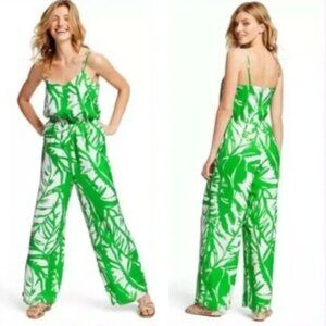 Lilly Pulitzer Target 20th Anniversary Green/White Boom Boom Jumpsuit Small